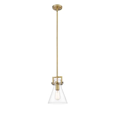 Innovations Lighting Newton Cone - 1 Light 8" Stem Hung Pendant