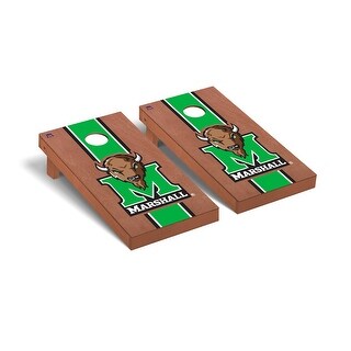 Marshall Thundering Herd Rosewood Cornhole Board Set