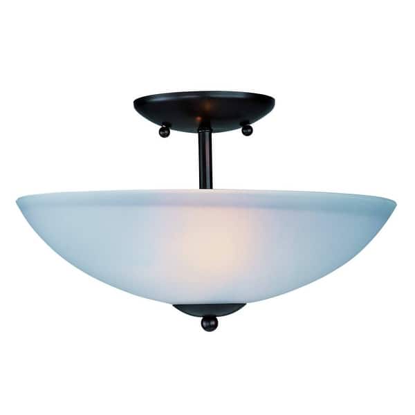 slide 1 of 1, Logan 2-Light Semi-Flush Mount