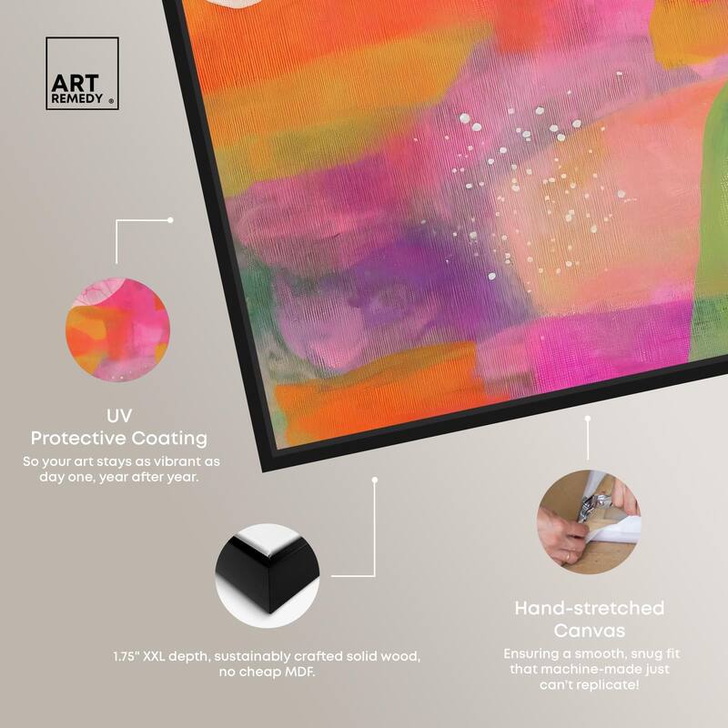 Garnet Gleam III Canvas by Art Remedy