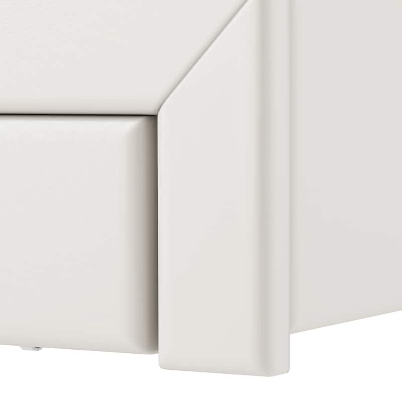 Moasis Queen Storage Upholstered Headboard Bed Frame