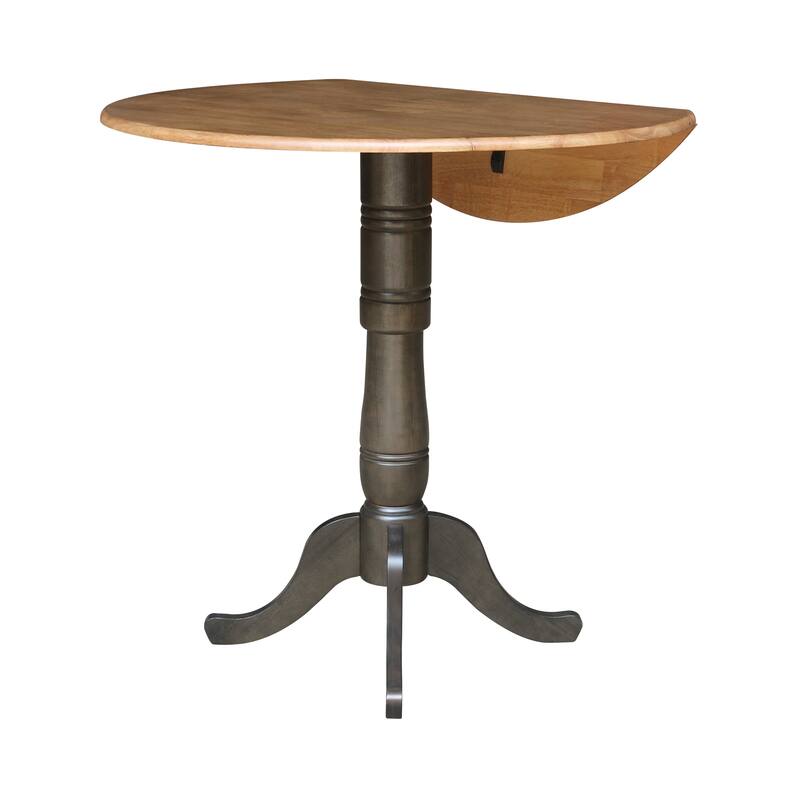42 in. Round Dual Drop Leaf Dining Table