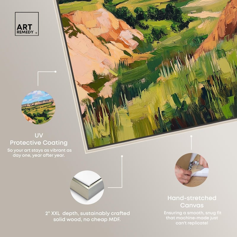 Rolling Hills and Sky I Canvas by Art Remedy