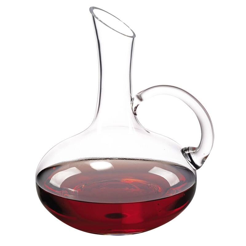 Cosmo Lead Free Crystal Carafe with Handle 36 Oz H11" - Clear