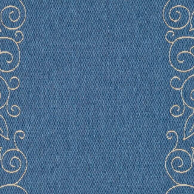 SAFAVIEH Courtyard Bobbye Scroll Indoor/ Outdoor Waterproof Patio Backyard Rug