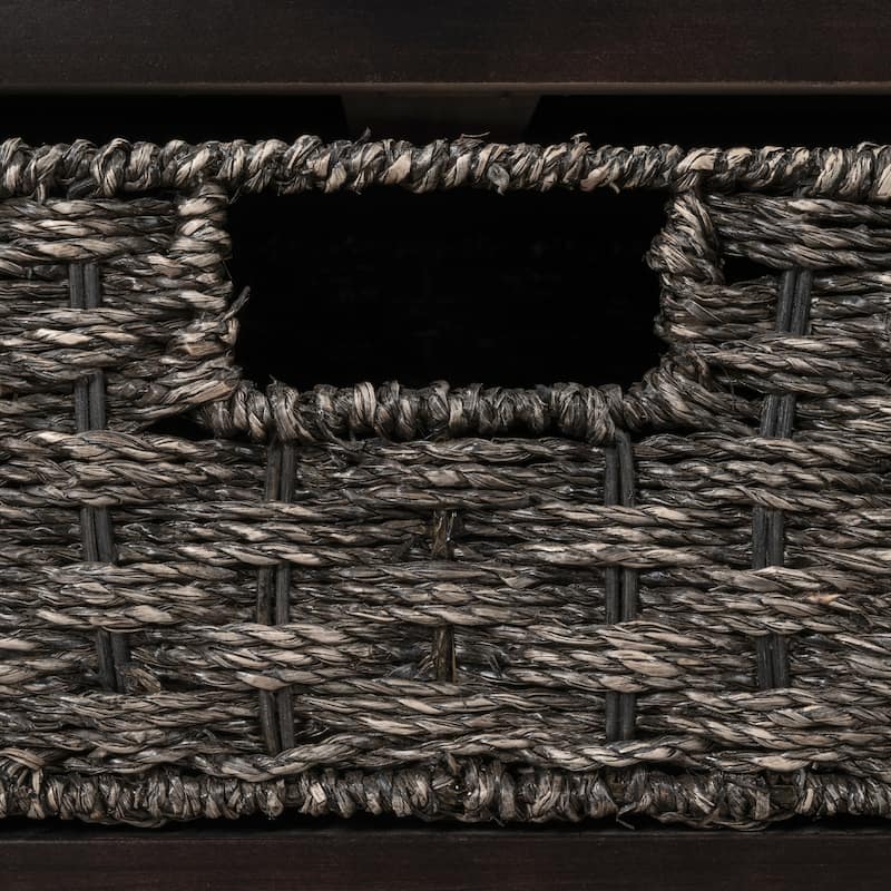 Storage Bench with Removable Basket and 2 Drawers