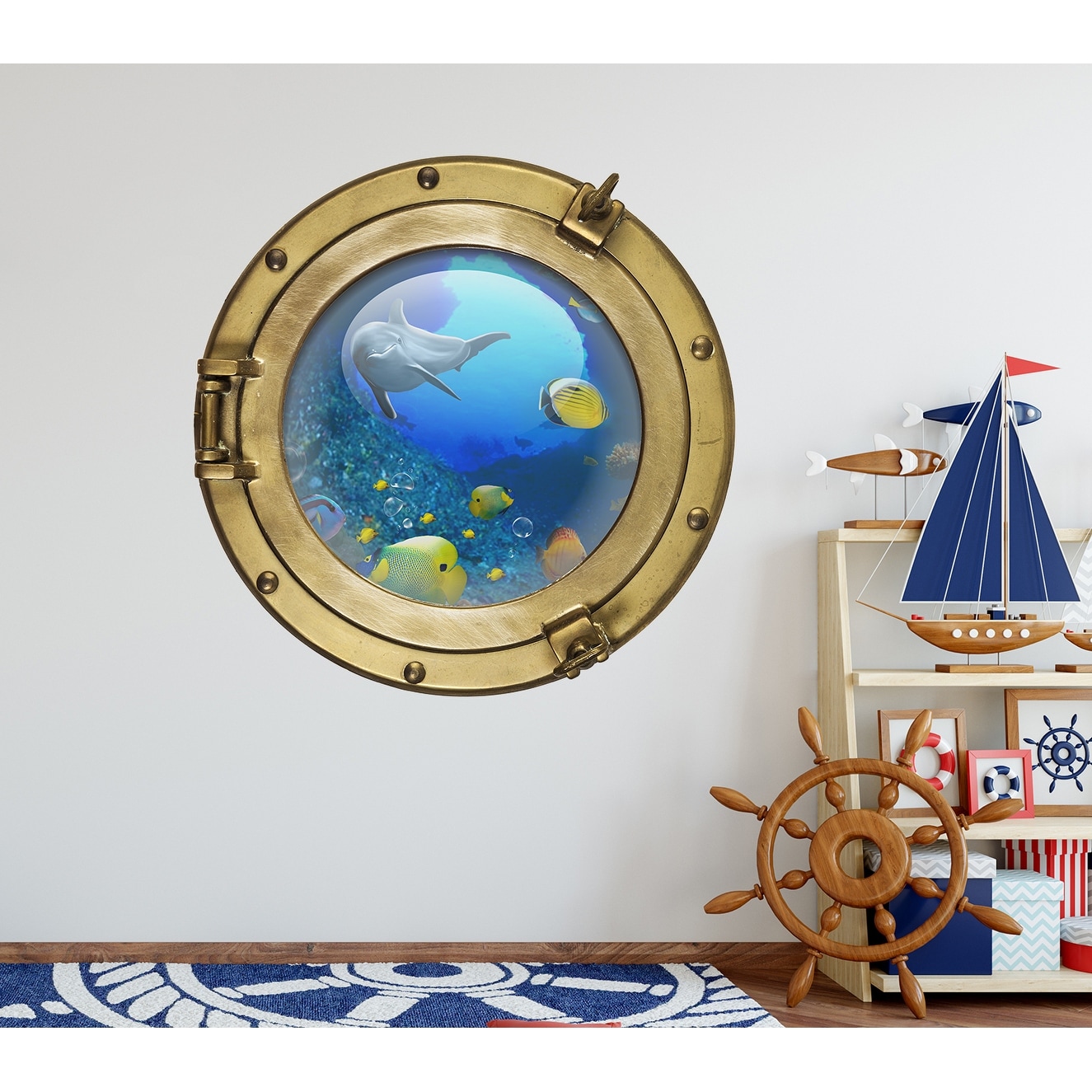 Shop Nautical Wall Decals Nursery Porthole Sticker Overstock 31515497