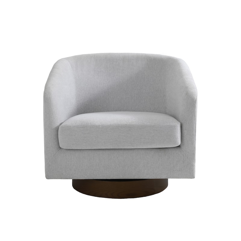 31.1'' W Barrel Swivel Accent Chair (Set of 2)