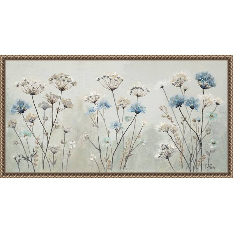 Jardin Azul Array by Patricia Pinto Framed Canvas Wall Art Print