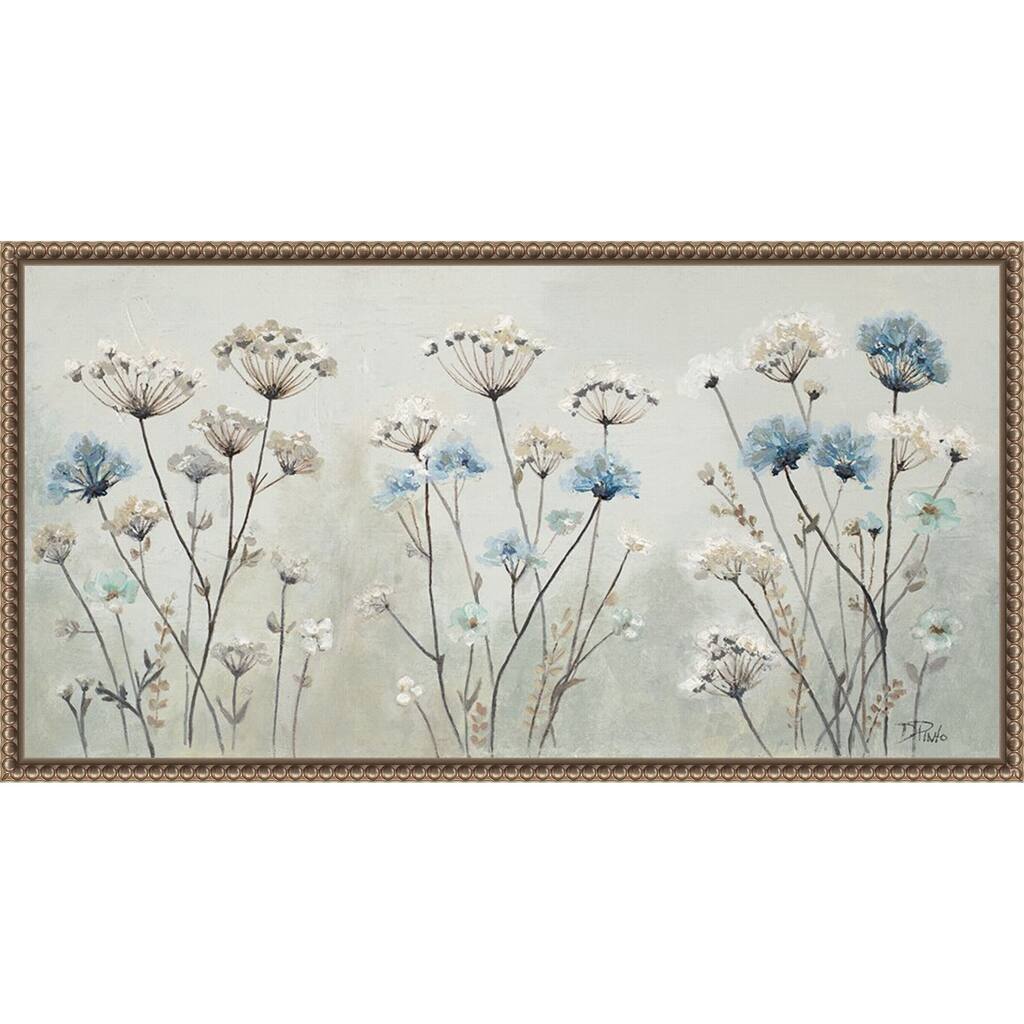 Jardin Azul Array by Patricia Pinto Framed Canvas Wall Art Print