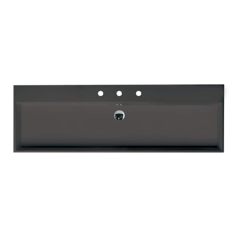 WS Bath Collections Unlimited 120.03-4 Mono Unlimited 47-1/2" - Matte Black