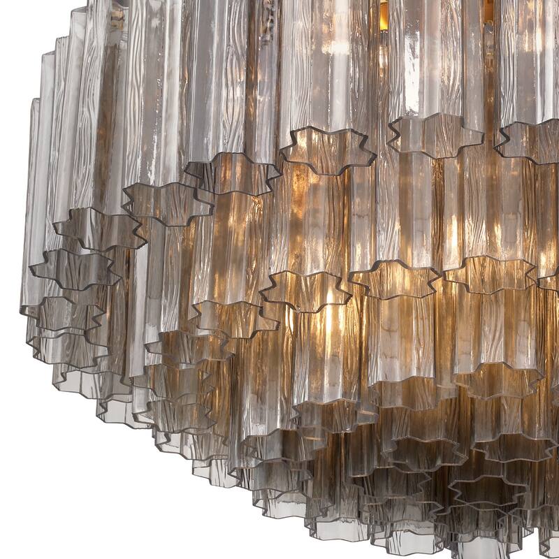 Crystorama Lighting Group ADD-331-SM Addis 16 Light 32" Wide Flush