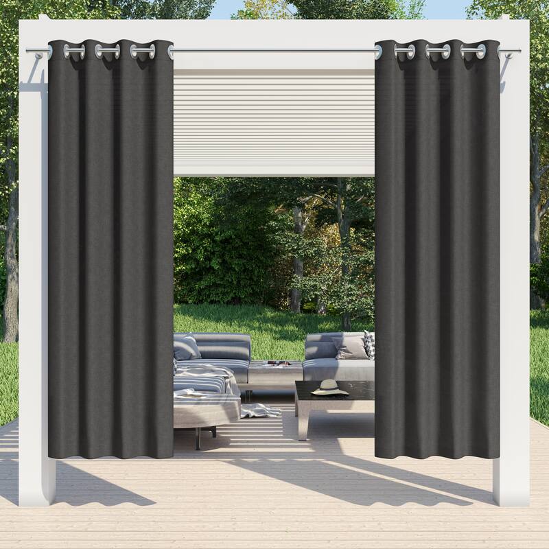 Corvus Gambia Sunbrella Outdoor Window Curtain (1 Panel)