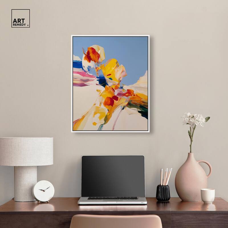 Flippant Bloom II Canvas by Art Remedy