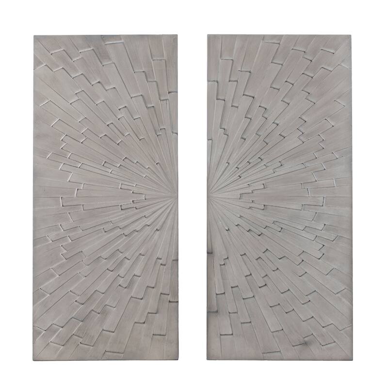 Arvistra Decorative Wall Panels - 2pc Set - Grey