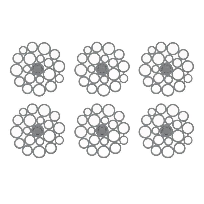YBM Home Silicone Trivet Mat Sets for Table and Countertop, 1207 - Set of 6