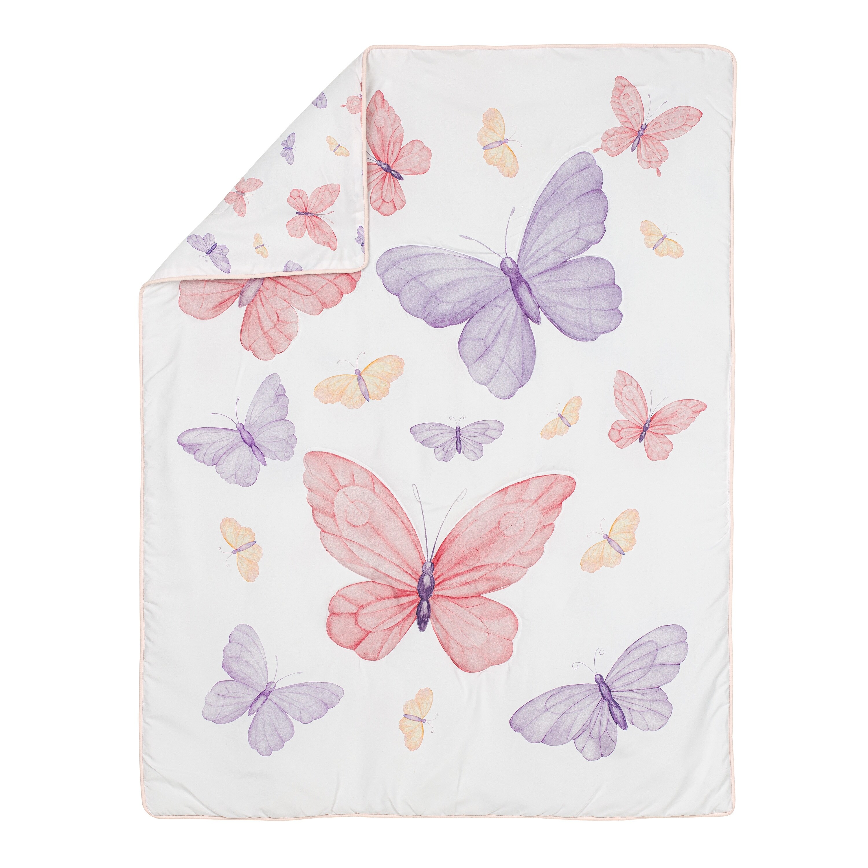 Purple and yellow crib bedding clearance