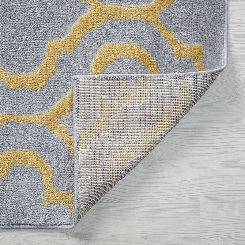 Wyman Farmhouse Geometric Indoor Area Rug