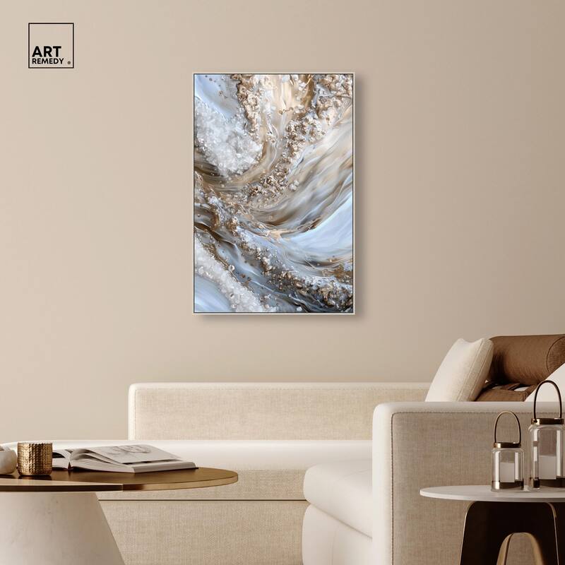 Effervescent Earth III Canvas by Art Remedy