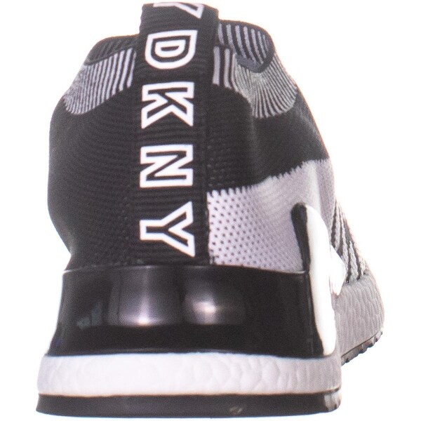 dkny black and white sneakers