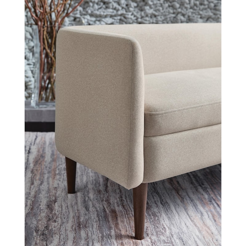 Signature Design by Ashley Wainner Beige/Brown Accent Bench - 52.13" W x 21.25" D x 24.5" H