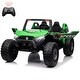 preview thumbnail 29 of 40, 24V Kids UTV 2 Seater Ride On Car with One More Foldable Seat