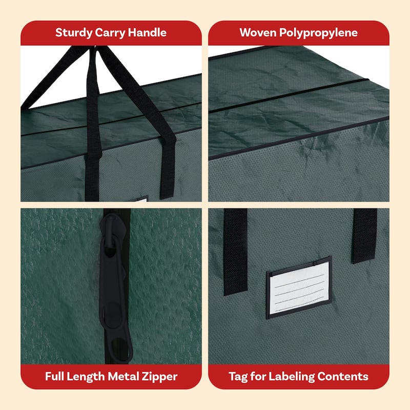 Christmas Tree Storage Bag - Protects Holiday Decorations & Artificial Trees by Elf Stor