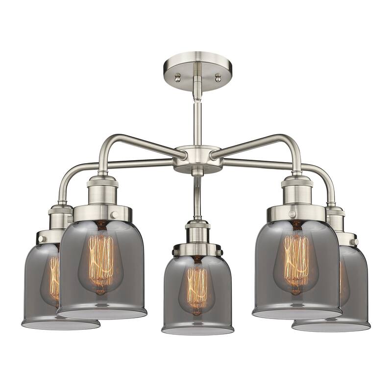 Innovations Lighting Bell - 5 Light 23" Stem Hung Chandelier