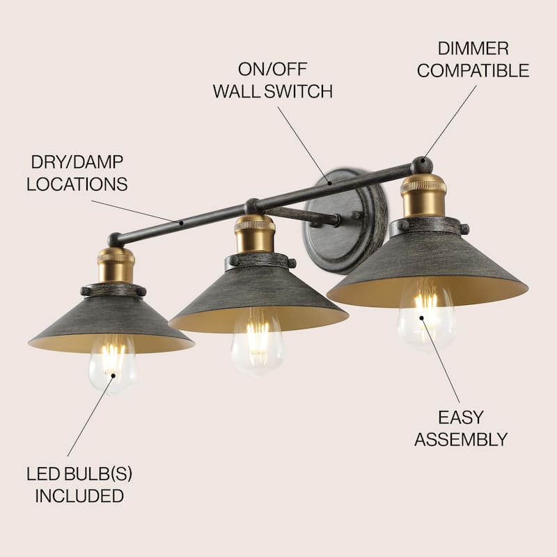 Florence Metal Shade Sconce, by JONATHAN Y