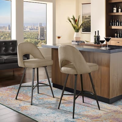 Vaduz Metal Swivel Stools (Set of 2)