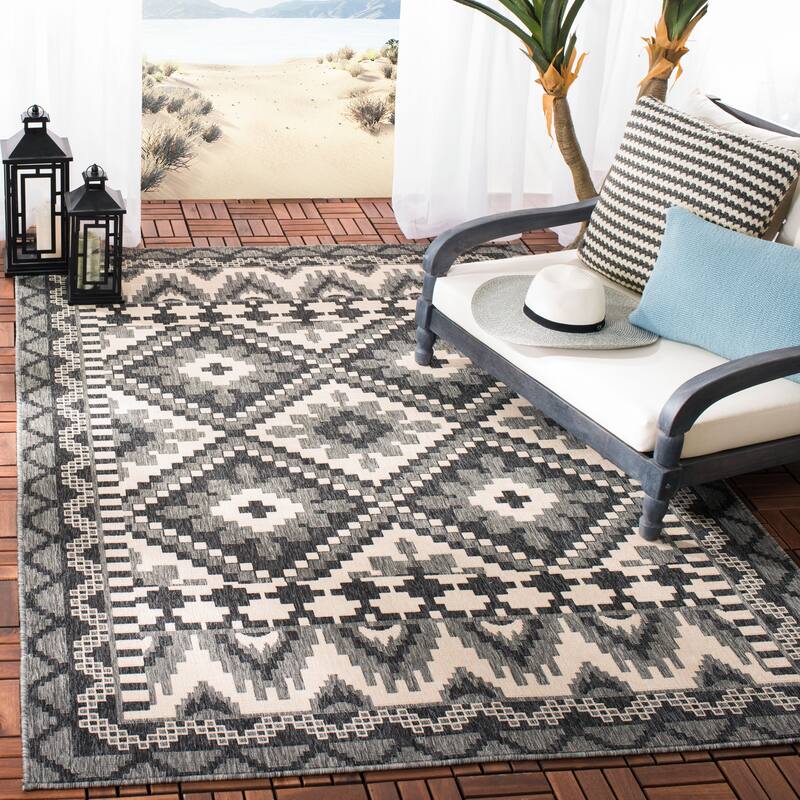 SAFAVIEH Veranda Vitaline Indoor/ Outdoor Waterproof Patio Backyard Rug