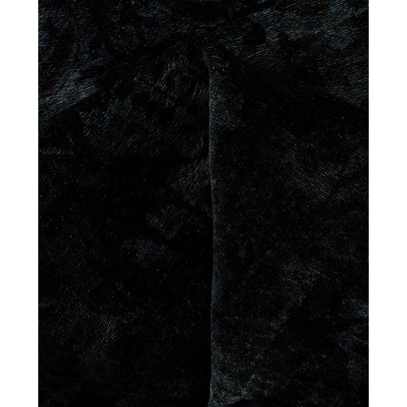 Overdyed One-of-a-Kind Hand-Knotted Area Rug - Green - 4' 2" x 6' 1"