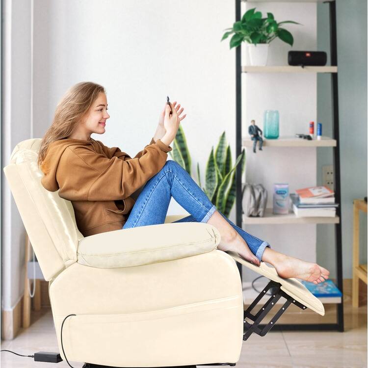 Electric Power Lift Recliner Chair Sofa, Remote Controlled Power Lift Chair, Comfortable Power Lift Recliners for Elderly