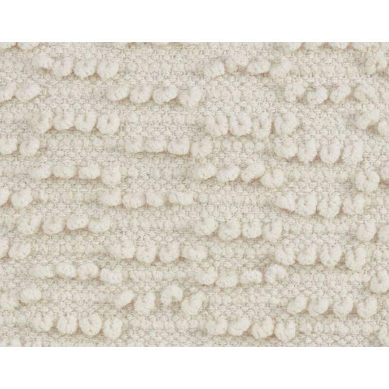 Nubby Design Down Filled Throw Pillow