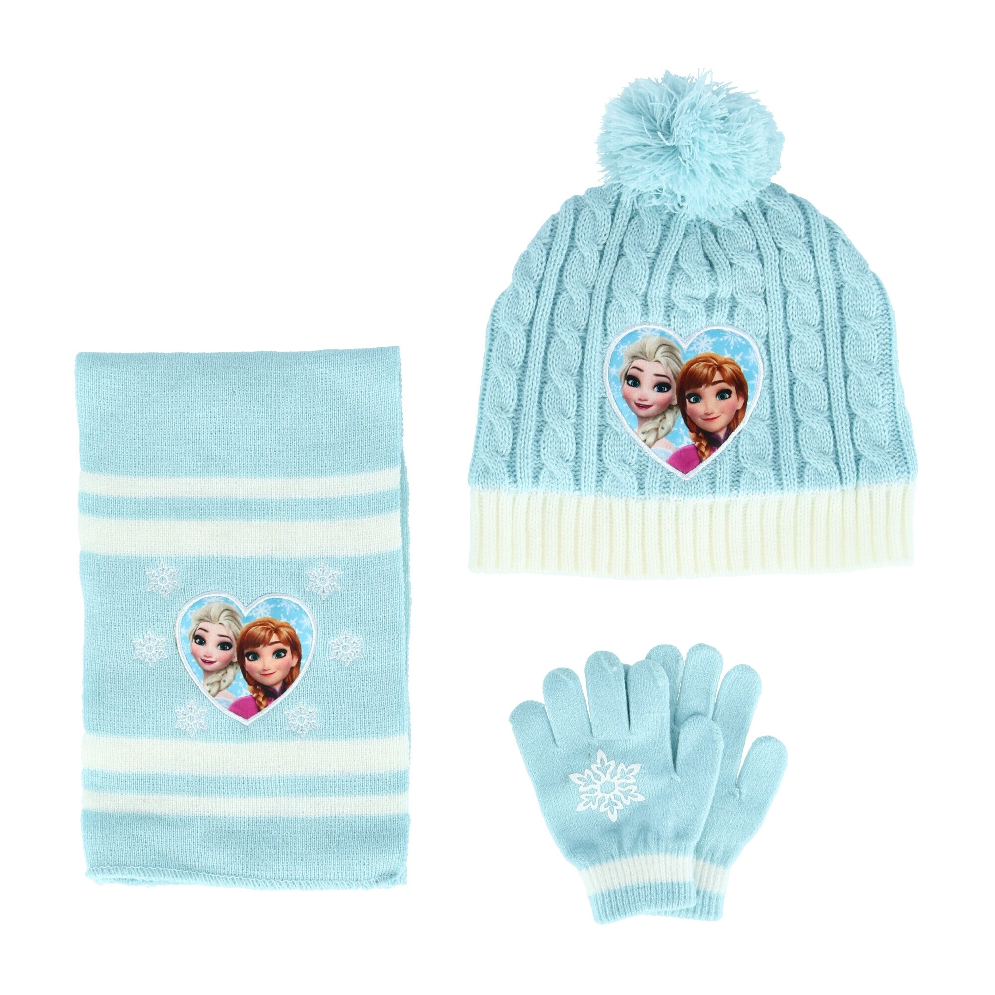 elsa scarf and gloves