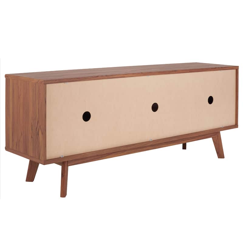 SAFAVIEH Alatar 3-Drawer Entertainment TV Media Stand (65" Flatscreen TV) - 58.7 in. x 15.2 in. x 23.9 in.