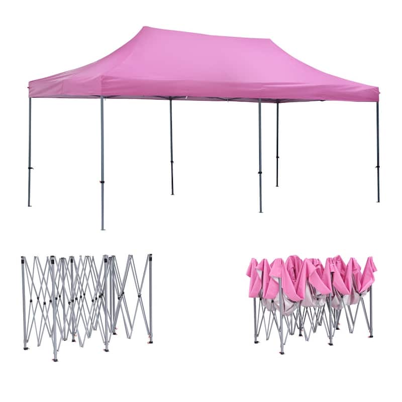 Zenova 10x20 ft Pop up Canopy Tent, Party Tent Heavy Duty Instant Shelters - 10*20