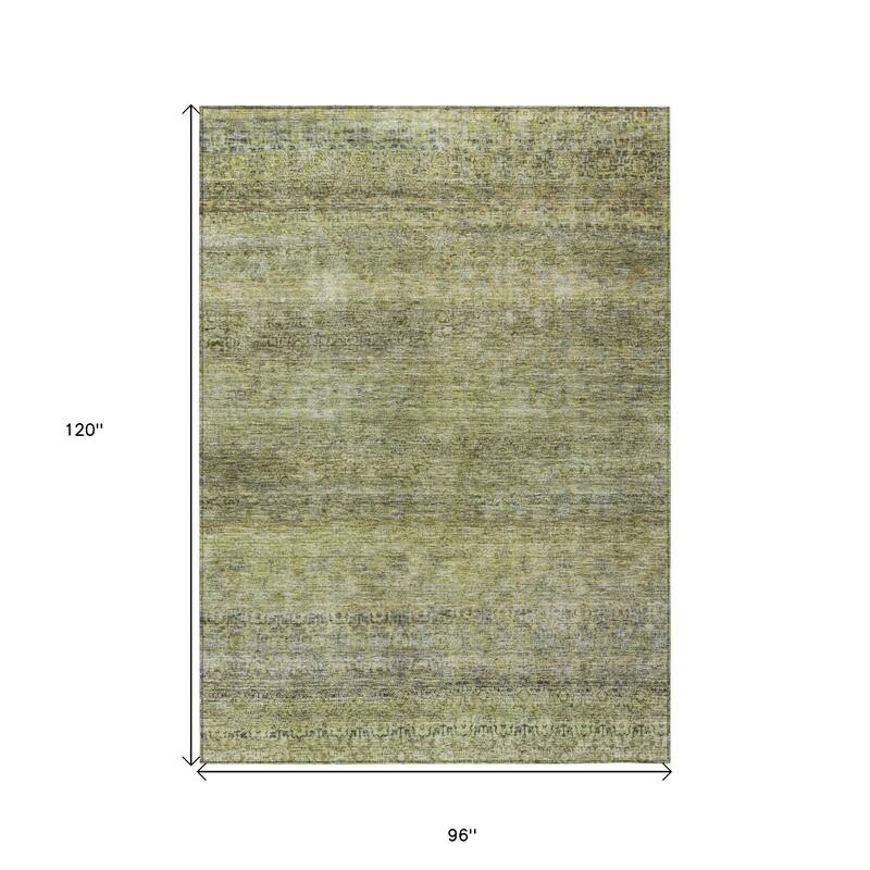 HomeRoots Striped Transitional Rectangle Outdoor Rug
