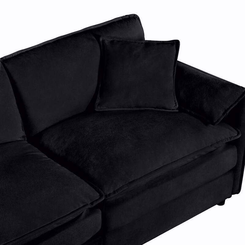 High-Back Rocker Chair with Footrest & Storage