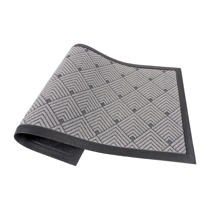 KAF Home 17"x30" Nested Angles Door Mat