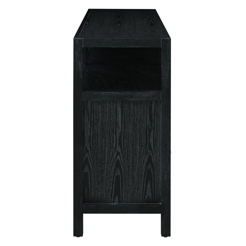 Sideboard with open storage and Adjustable Shelves