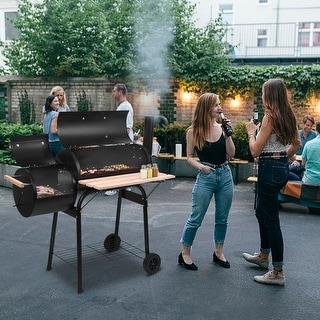 Outdoor Charcoal Grill Furnace Grilling Barbecue, Camping Cooking,