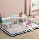 preview thumbnail 6 of 4, 5 Pcs Children's Panel Table With 4 Chairs, Hidden Storage Bag Kitchen Chairs Modern Artistic Chairs