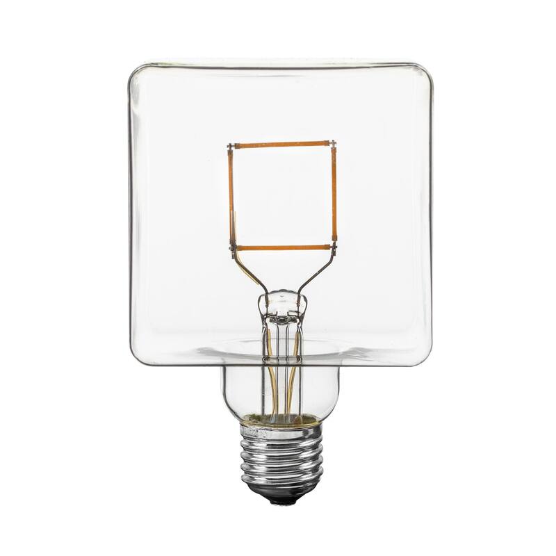1 Pack LED Square Outdoor Patio Edison Replacement Bulbs, E26 Base