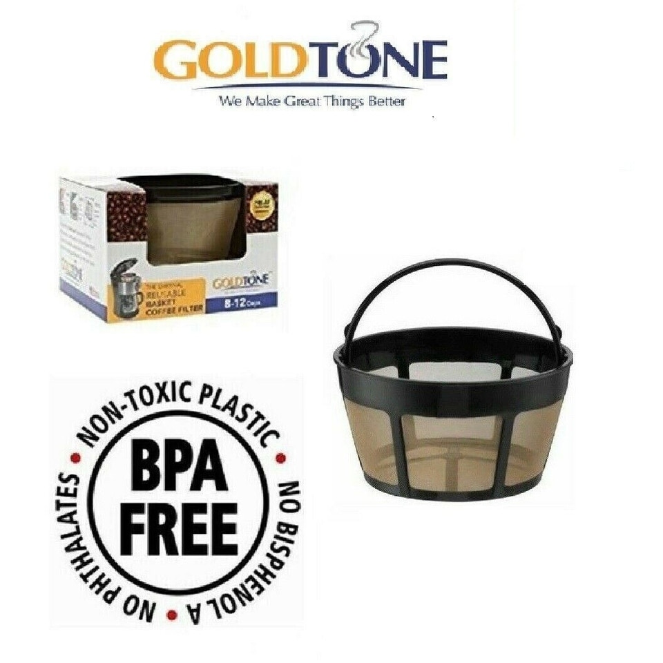 GoldTone Brand Reusable 8-12 Cup Basket Coffee Filter fits Hamilton Beach  Coffee Makers and Brewers. Replaces your Hamilton Beach Reusable Coffee