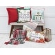 preview thumbnail 2 of 5, Christmas Red Black Plaid Throw