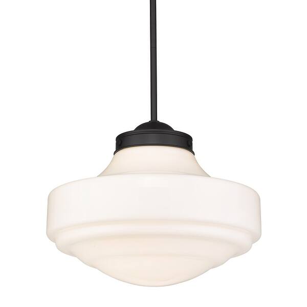 slide 2 of 2, Ingalls Large Pendant - 16"x12.75" 16"x12.75" - Matte Black