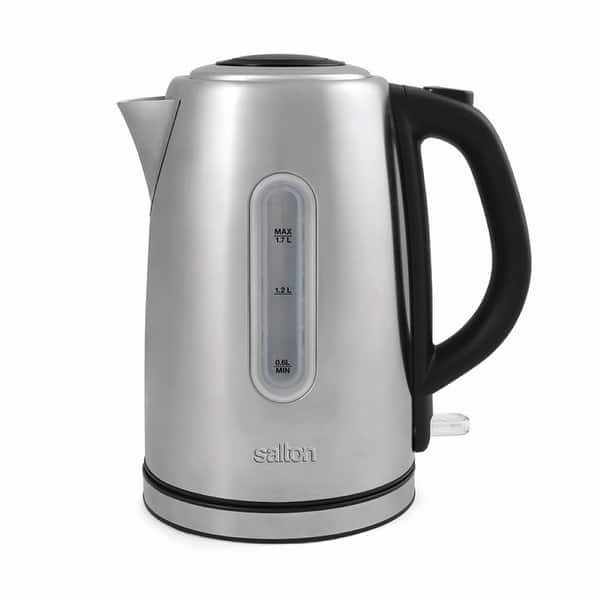 Krups 1.5L Cool Touch Stainless Steel Electric Kettle - Black