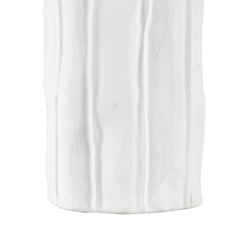 Elk Home Clark Matte White Earthenware 3.25 Inch Wide Vase