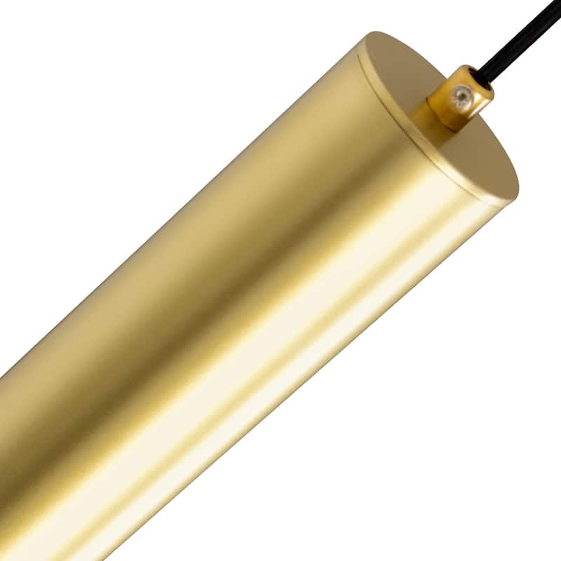 Lena LED Integrated Mini Pendant With Satin Gold Finish - Satin Gold